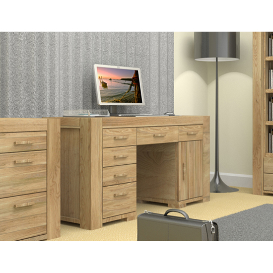 Malta Twin Pedestal Home Office desk Buy Wooden Computer Desk