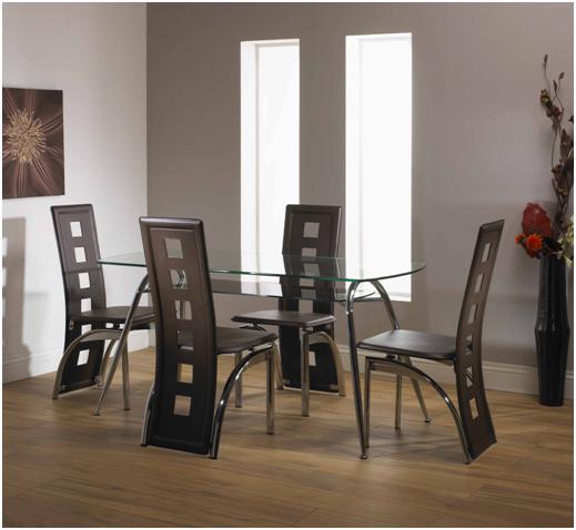Collette Dining Set with 4 C66 Chairs