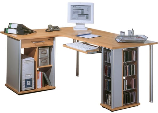 Corner Computer Desk Workstation