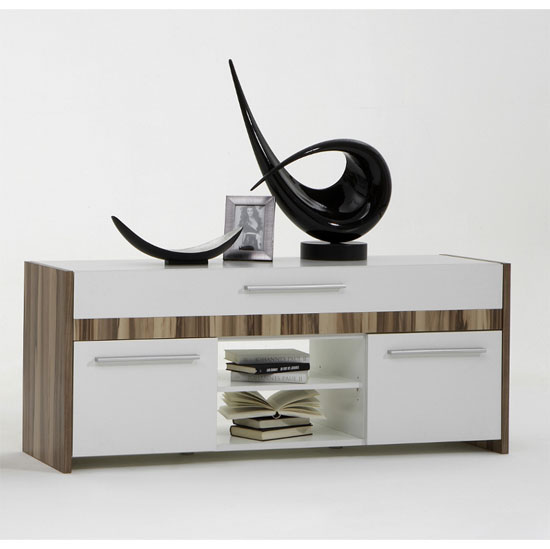 Emma4 Wooden Tv Sideboard With 2 Doors In Baltimore White -> Tv Sideboard Uk Emma4 Wooden Tv Sideboard With 2 Doors In Baltimore White -> Tv Sideboard Uk