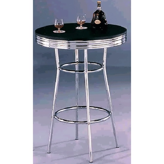 Fiesta Bar Table White High Gloss And Glass Shelves 19749 Fu