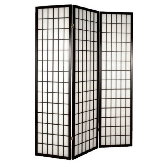 foldable wooden room divider screen in black 3732 furniture foldable wooden room divider screen in black 3732 furniture