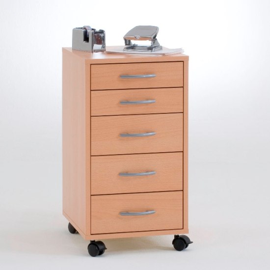 Contemporary Beech Document Cabinet, Freddy