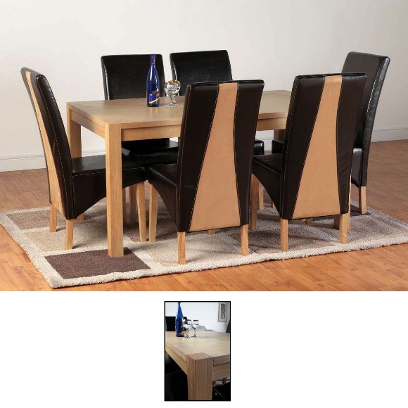 Las Vegas Dining Set - 6 Chairs qu