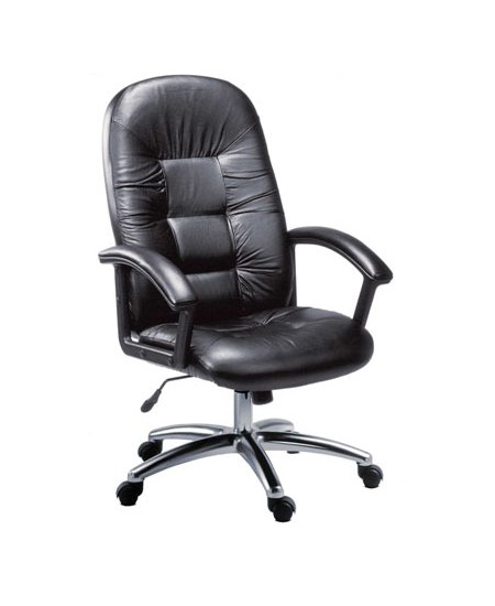 High Back Leather Faced Executive Chair 8092