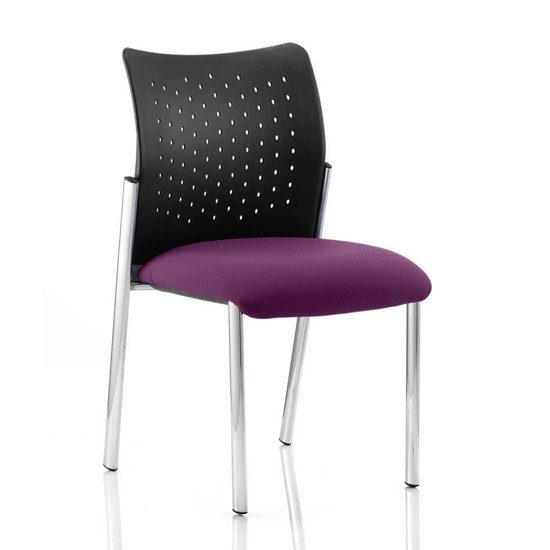Product photograph of Academy Office Visitor Chair In Tansy Purple No Arms from Furniture in Fashion