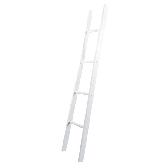 Alaskan Wooden Bathroom Towel Ladder In White