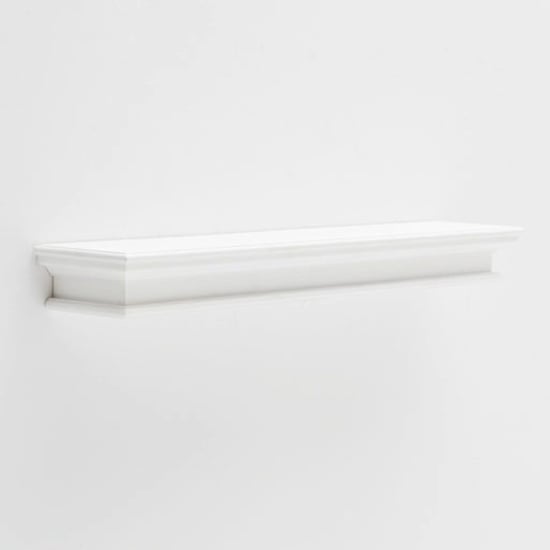 Product photograph of Allthorp Extra Long Floating Wall Shelf In Classic White from Furniture in Fashion