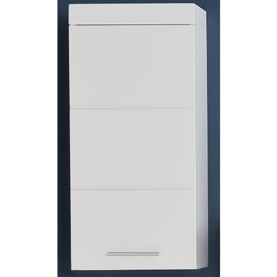 Product photograph of Amanda Wall Storage Cabinet In White High Gloss from Furniture in Fashion