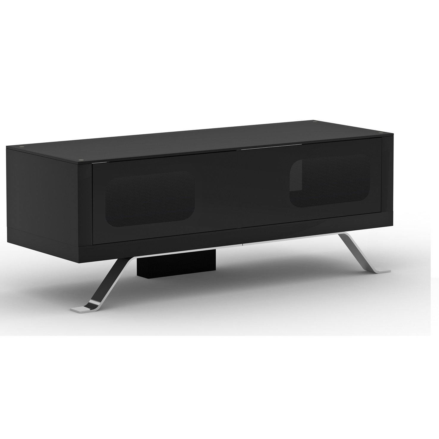 Arcadia Black TV With Glass Top 20518 Furniture in