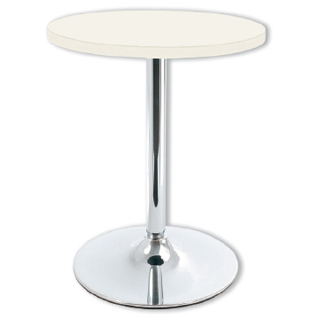 Ares Bistro Bar Table in White Colour