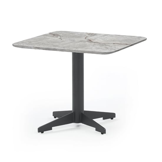 Product photograph of Aria Marble Top End Table In Grey Paper from Furniture in Fashion