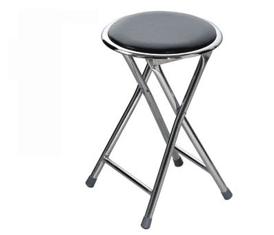 Black Folding Stool 2400425