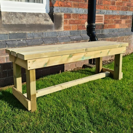 Product photograph of Barkingside Wooden Outdoor 2 Seater Bench from Furniture in Fashion