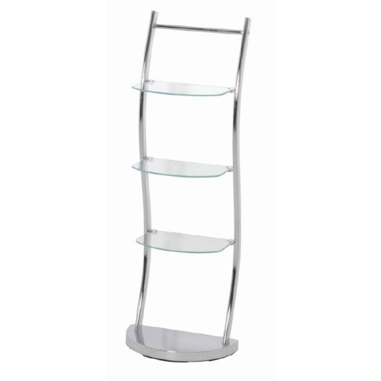 Product photograph of Chrome Bathroom Display Shelving Stand from Furniture in Fashion