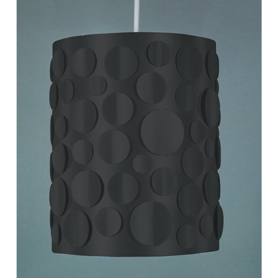 Circles Black Pendant Shade, LMH022