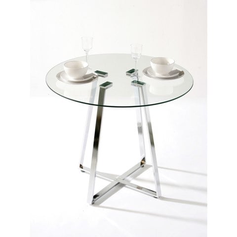 Metropolitan Round Glass Dining Table, 2401691
