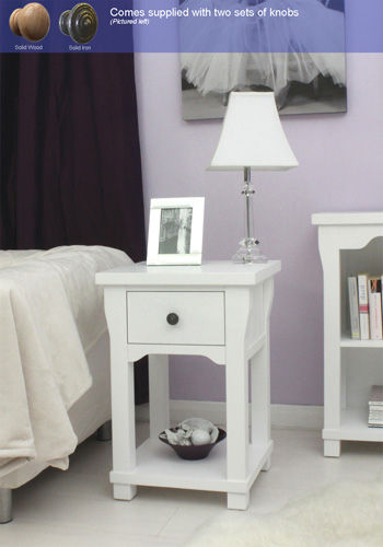 Hampton One Drawer Lamp Table - CWR10A