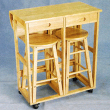 Delta Wooden Breakfast Set