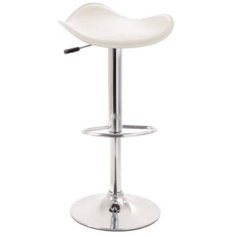 Fury White Bar Stool