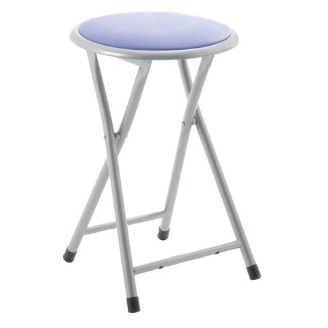 Ouzo Pastel Lilac Foldable Stool, 44110