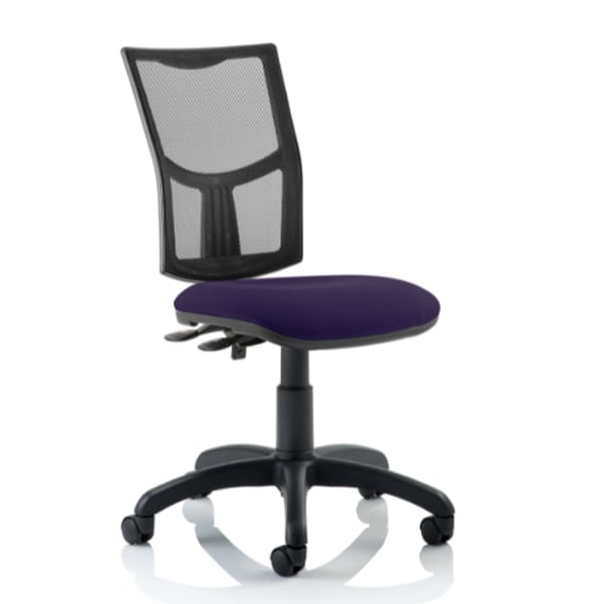 Product photograph of Eclipse Ii Mesh Back Office Chair In Tansy Purple No Arms from Furniture in Fashion