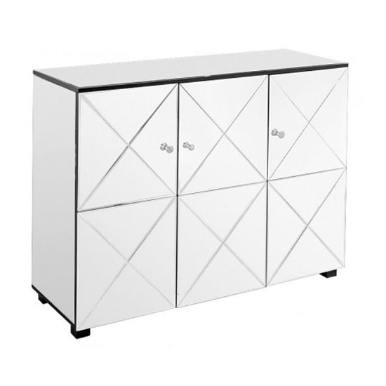Mirrored Three Door Large Sideboard ,FM421 Buy Modern Sideboard