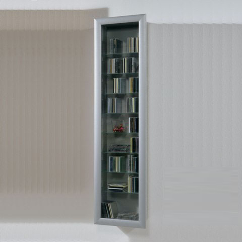 Wall Mounted Grey Display Cabinet, bora9