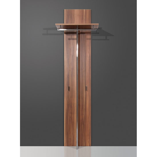 Sandra Walnut Wall Mounted Hallway Stand 7571 Furniture in