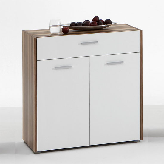 Johanna2 Baltimore Walnut/White Sideboard With 2Doors,1Drawer
