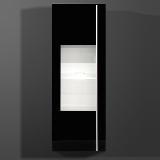 Energy Freestyle Wall Mounted Glass Illuminated Cabinet, 1502-73