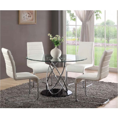Round Glass Dining Room Tables glass dining table set for 4 - insurserviceonline Round Glass Dining Room Tables glass dining table set for 4 - insurserviceonline