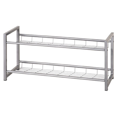 Janus 2 Tier Metal Shoe Rack, 38726