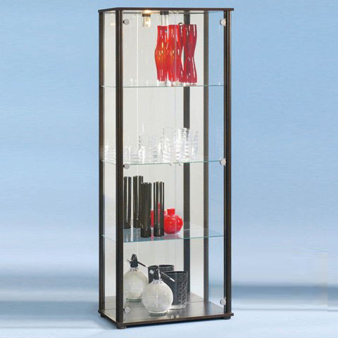 Bora3 Lighted Mocha Display Cabinet