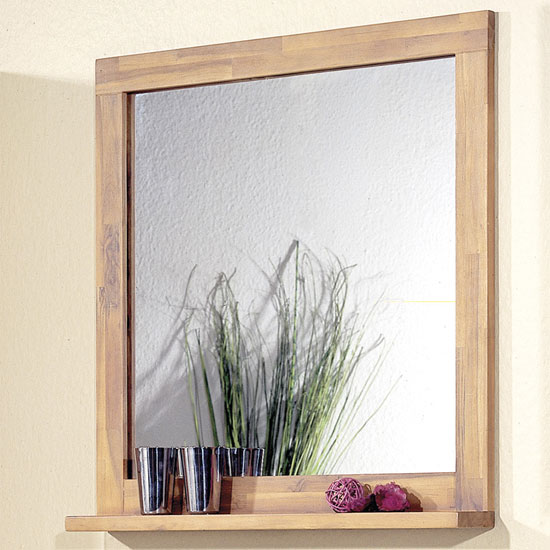 Bali Natural Acacia Decorative/Bathroom Mirror, 1790-56