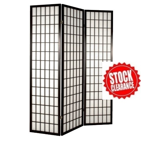 room dividers photo. Folding Room Divider - Black