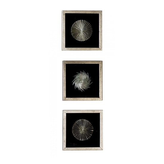 Product photograph of Prime Picture Wooden Wall Art In Silver Frame from Furniture in Fashion