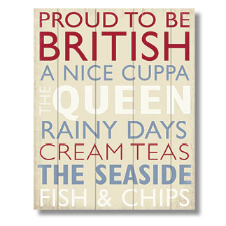 Proud to be British Wall Art, 002544