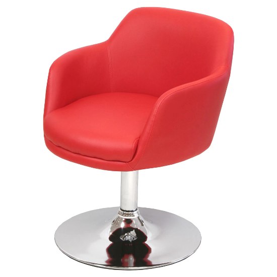 Red Bucketeer Swivel Chair, FW628R