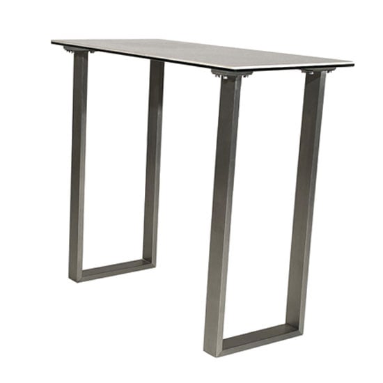 Product photograph of Rocca Ceramic And Glass Console Table With Steel Base from Furniture in Fashion