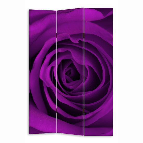 White And Black Rose Room Canvas Room Divider Screen Buy Folding Room