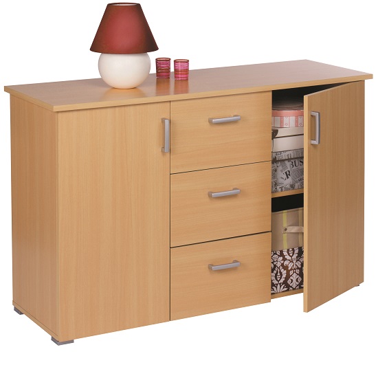 Beech Sideboard sanford wooden sideboard in beech with 2 doors and 3 Beech Sideboard sanford wooden sideboard in beech with 2 doors and 3