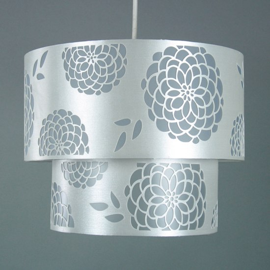 Dahlia Faux Satin Ivory Pendant Shade, LMH025
