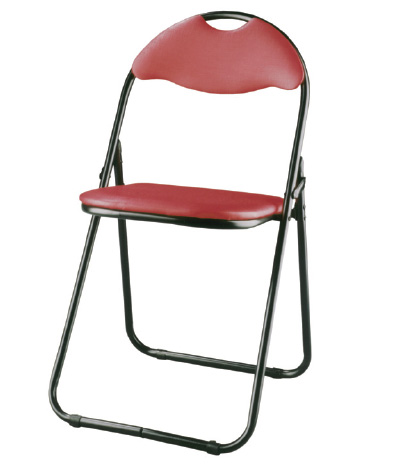 Shake Black/Red Finished Folding Bar Chair