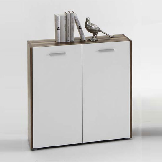 Johanna1 Baltimore Walnut/White Sideboard With 2 Doors