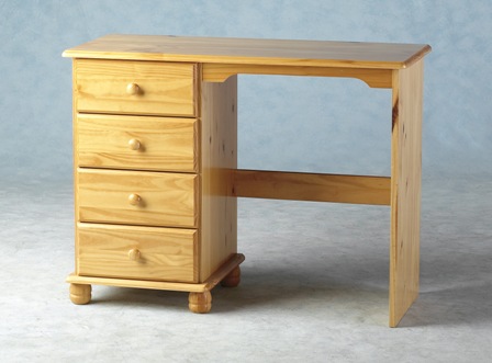 Sol SP Four (4) Drawer Dressing Table - Antique Pine