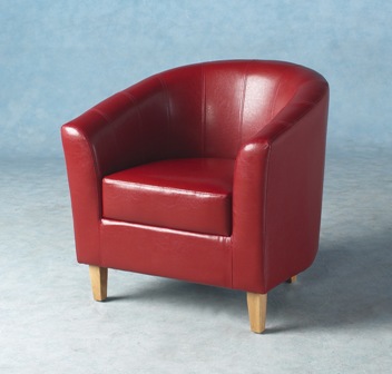 Tempo Tub Chair in Red