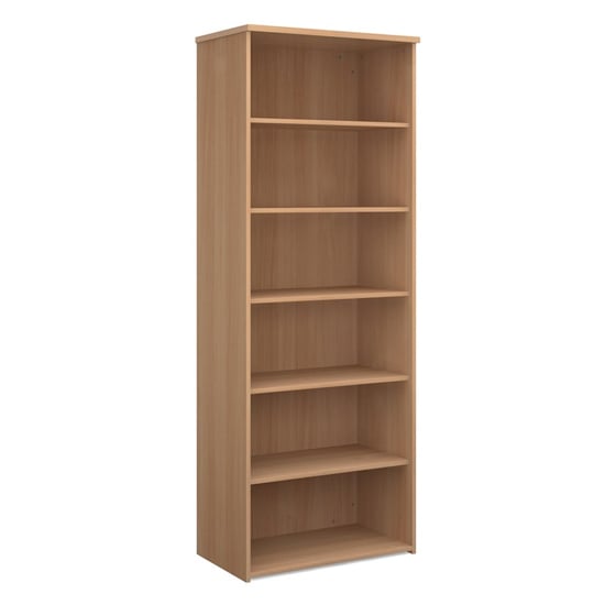 Product photograph of Upton Home And Office Wooden Bookcase In Beech With 5 Shelves from Furniture in Fashion