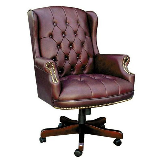 Chairman Brown Traditional Leather Executive Chair 6336