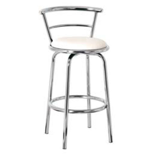 Off White Revolving Bar Stool, 31140